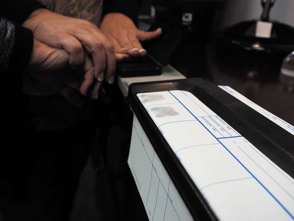 Ink Roll Fingerprinting in Minneapolis